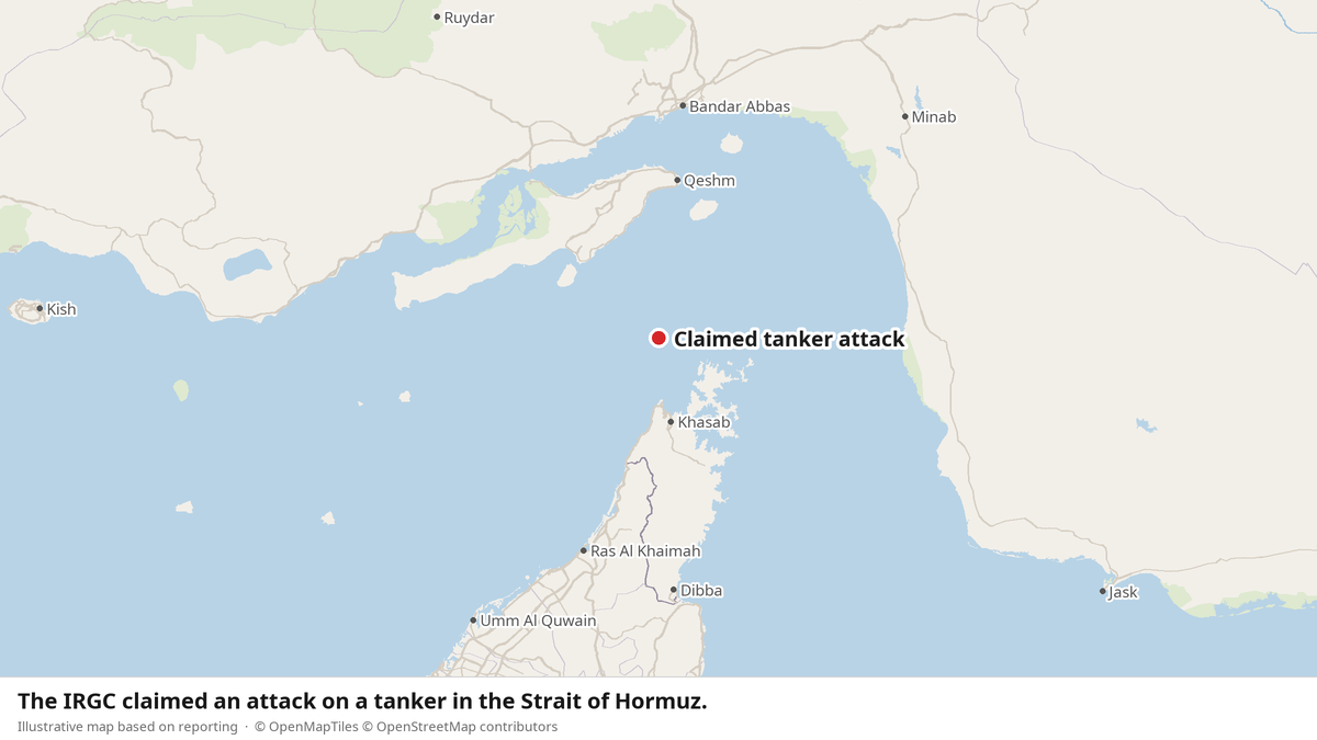 IRGC Claims Tanker Attack; Details Remain Thin
