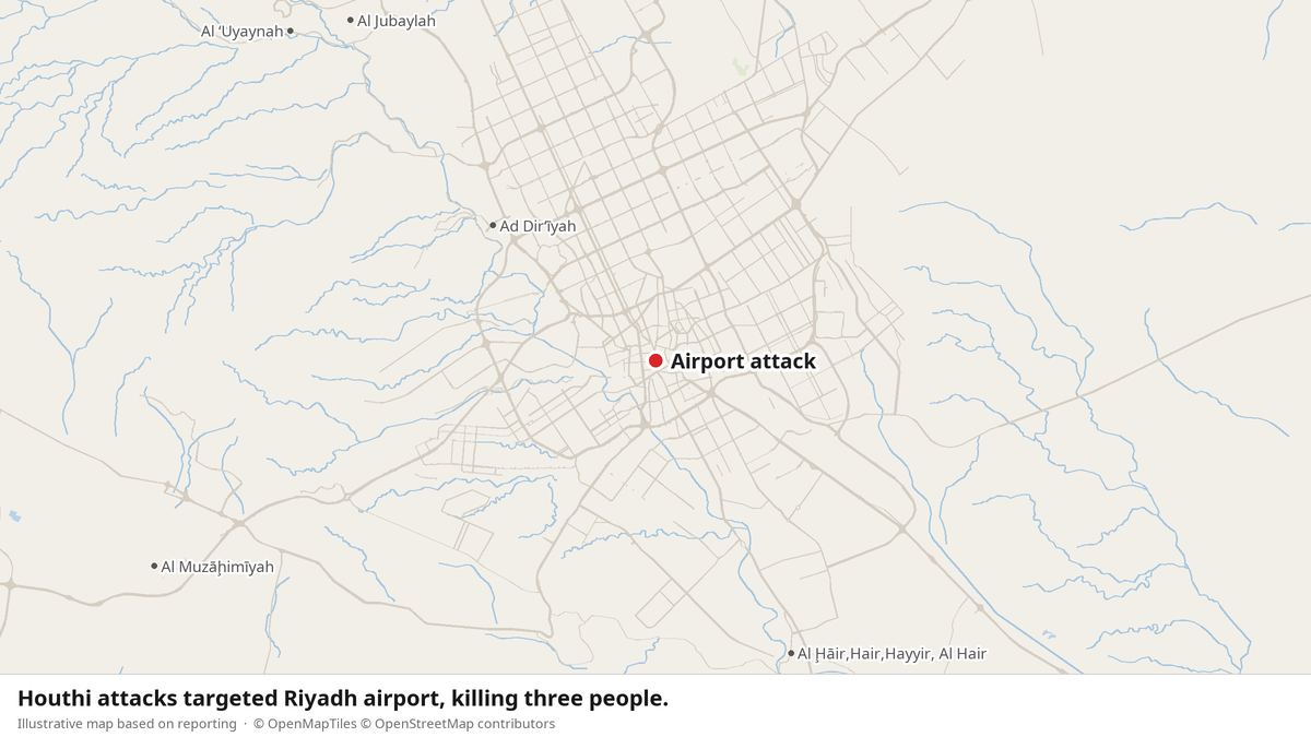 Riyadh Airport Strike Exposes Rival War Machines