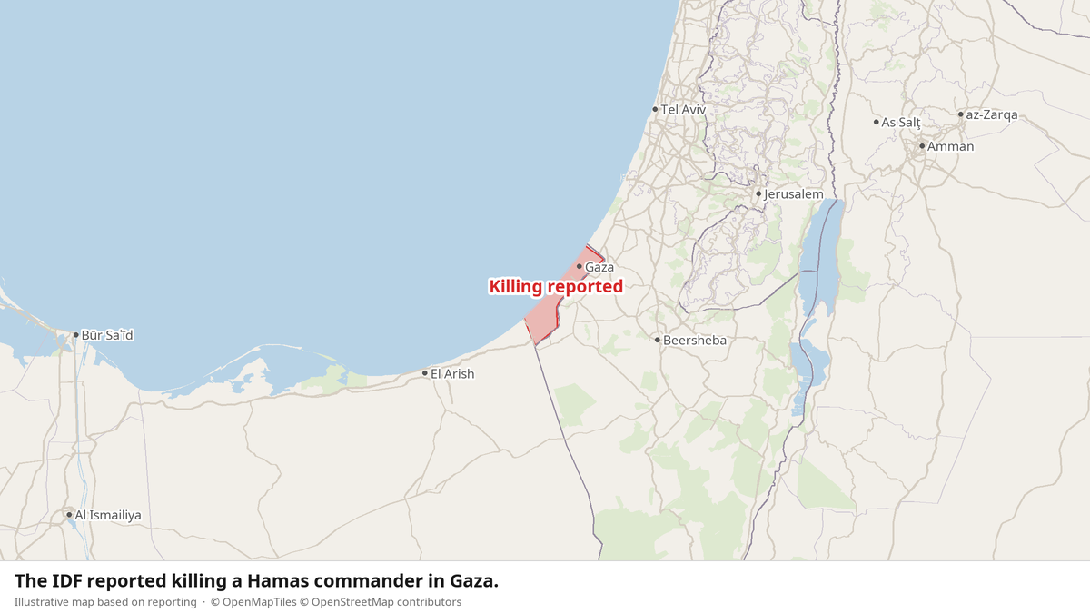 Gaza Airstrike: Military Claims Killing Hamas Commander