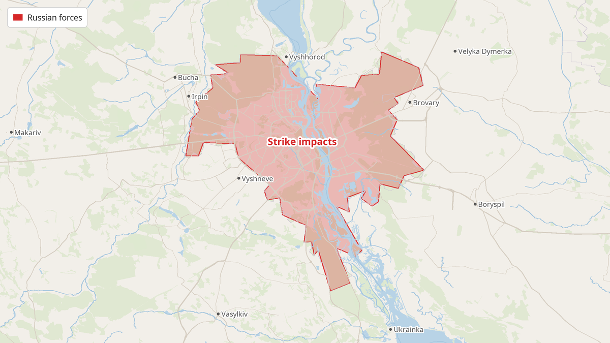 Kyiv Gets Minutes of Warning as Russian Missiles Hit