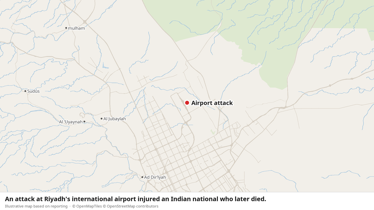 Riyadh Airport Attack Toll Grows as Indian Dies